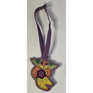 Laurel Burch Angel Cat Luggage Tag Travel Security Cat Lady
